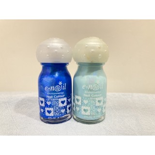 e-nail 水性無毒指甲油（愛情海、綠光）