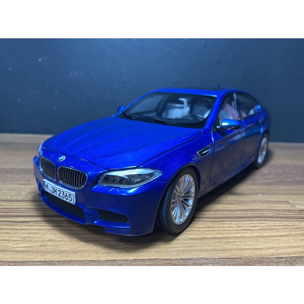 【收藏模人】Paragon BMW M5 F10 藍色 模型車 1/18 1:18 無盒