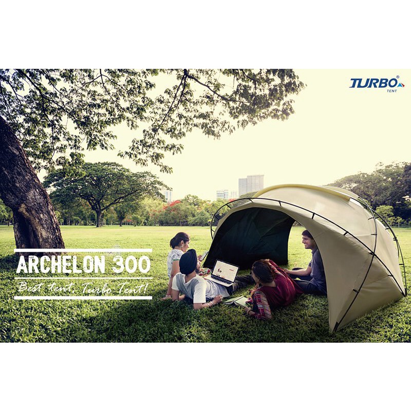 台灣品牌Archelon 300 - 半球式鋁合金 黑膠遮光帳篷