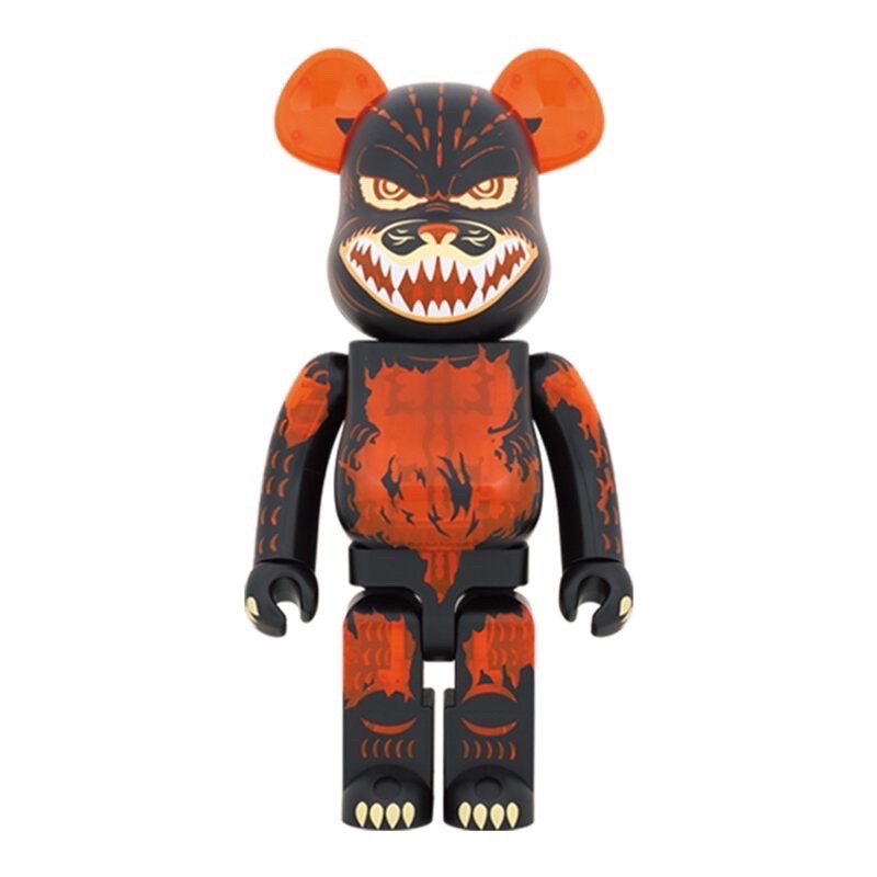 【現貨】Be@rbrick 紅蓮哥吉拉 1000% GODZILLA 熔岩 哥吉拉 透明 庫柏力克熊 BEARBRICK