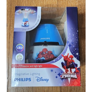 現貨全新正版 飛利浦 Philips - Disney 迪士尼蜘蛛人LED二合一投影燈和夜燈
