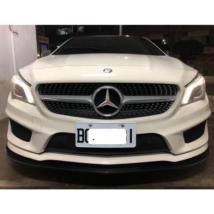 賓士 Benz W117 CLA RZ款碳纖維前下巴 CLA200前下巴 CLA250碳纖前下巴 CLA45前唇下巴