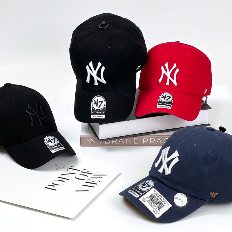 【New START美國精品服飾-員林】47 brand MLB 美國大聯盟 NY 紐約洋基 電繡Logo 老帽 棒球帽