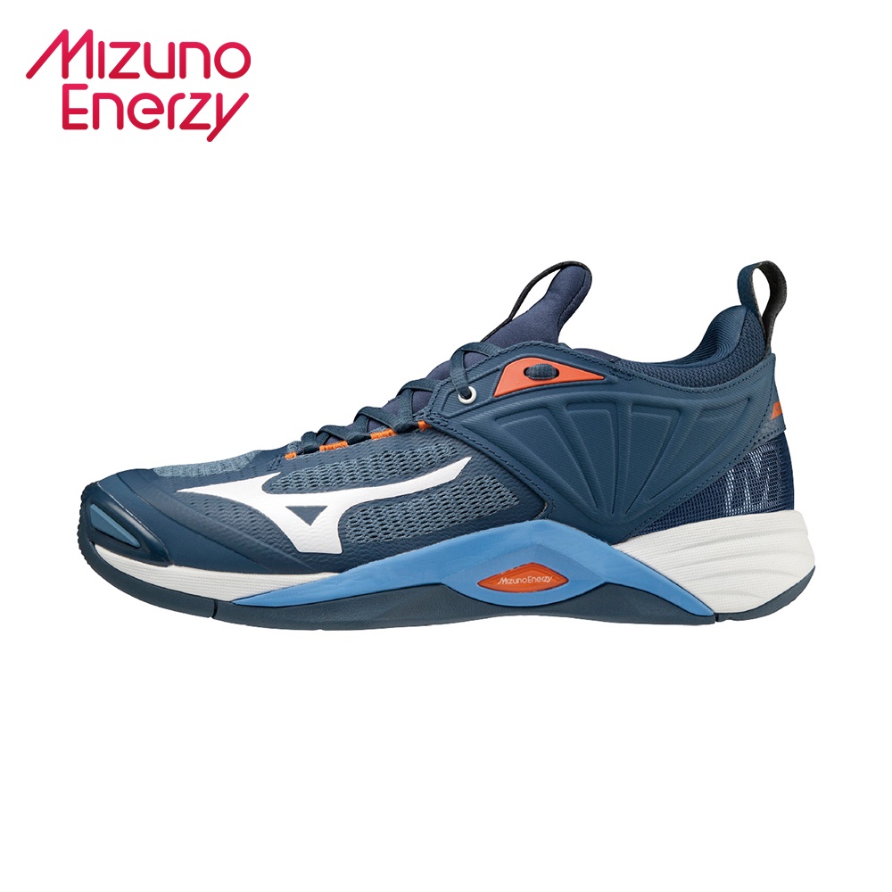 MIZUNO WAVE MOMENTUM 2 一般楦 男排球鞋 ENERZY 丈青 V1GA211212 22FWO