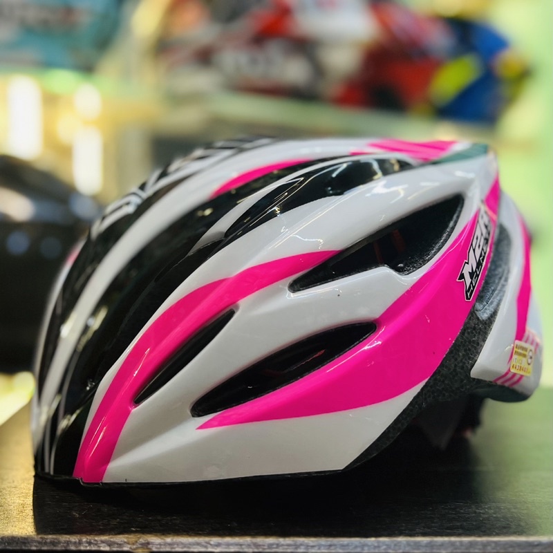 M2R 自行車 腳踏車 安全帽 MV12 白粉 出清特價