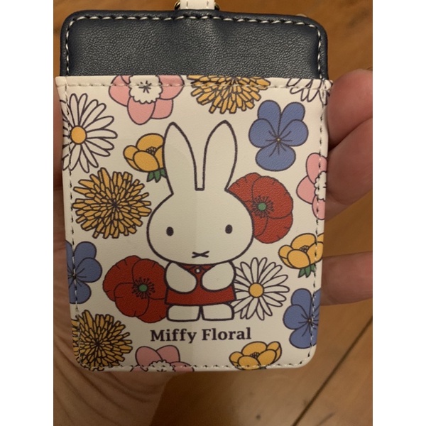 全新 米菲兔 Miffy Floral 伸縮票卡夾
