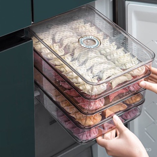🔥臺灣熱賣🔥 食品級餃子盒專用傢用水餃混沌盒冰箱鷄蛋保鮮冷凍盒收納盒子多層 4OBB