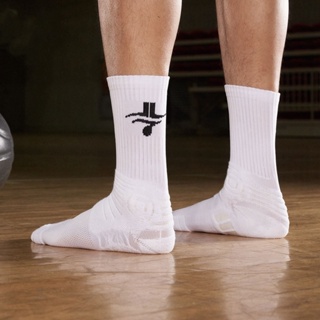 【特步 xtep】林書豪同款籃球襪 JL7標誌 運動襪 籃球襪 精英襪 男士薄款長筒襪籃球潮襪毛圈長襪男