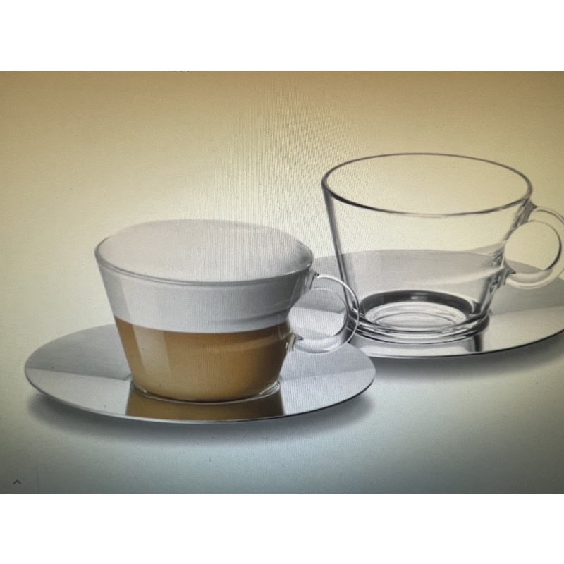 Nespresso VIEW Cappuccino咖啡杯盤組180mlx2