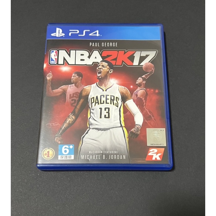 PS4 NBA2K17 中文版 遊戲光碟(二手)