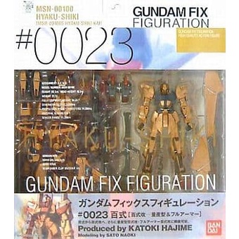 日版 百式改 鋼彈 夏亞  Gundam Fix GFF 0023 msn-00100 全武裝  完成品 可動