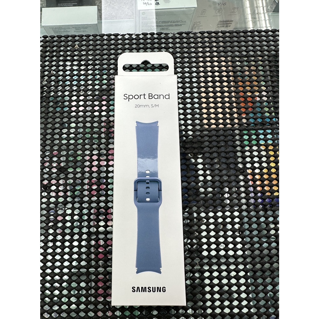 新竹實體店面 三星原廠 Galaxy Watch5 系列彈性運動錶帶 S / M ET-SFR90SLEGWW 藍色