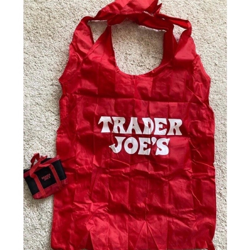 【現貨】 Trader Joe’s 可愛造型 迷你兩用吊飾 小手提購物袋 缺德舅購物袋 環保袋 零錢包 可摺疊收納