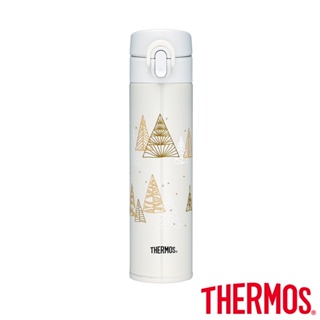 【THERMOS 膳魔師】不鏽鋼彈蓋真空保溫瓶400ml(JNI-401CM-TRWH)