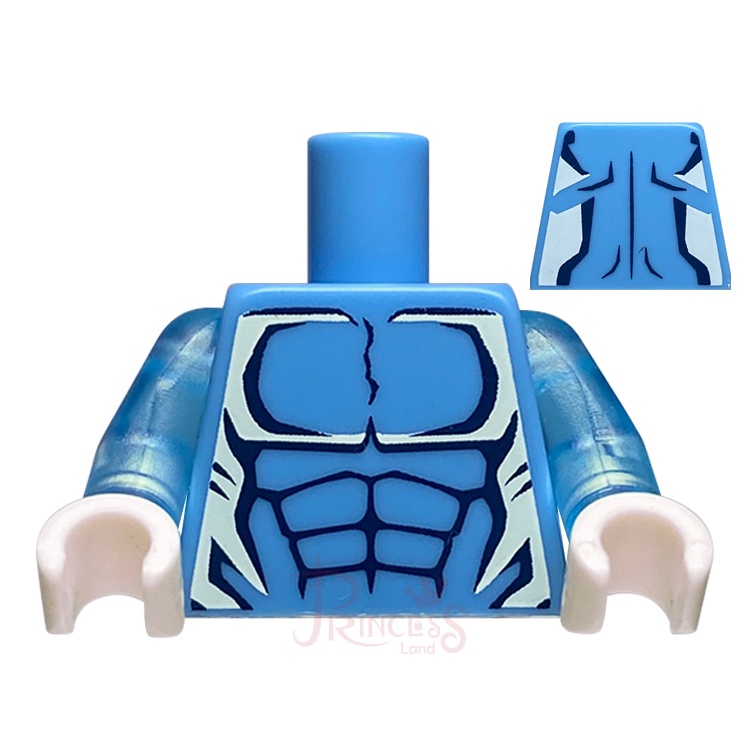 公主樂糕殿 LEGO 樂高 76014 電光人 Electro 身體 中藍色 973pb1671c01 A232