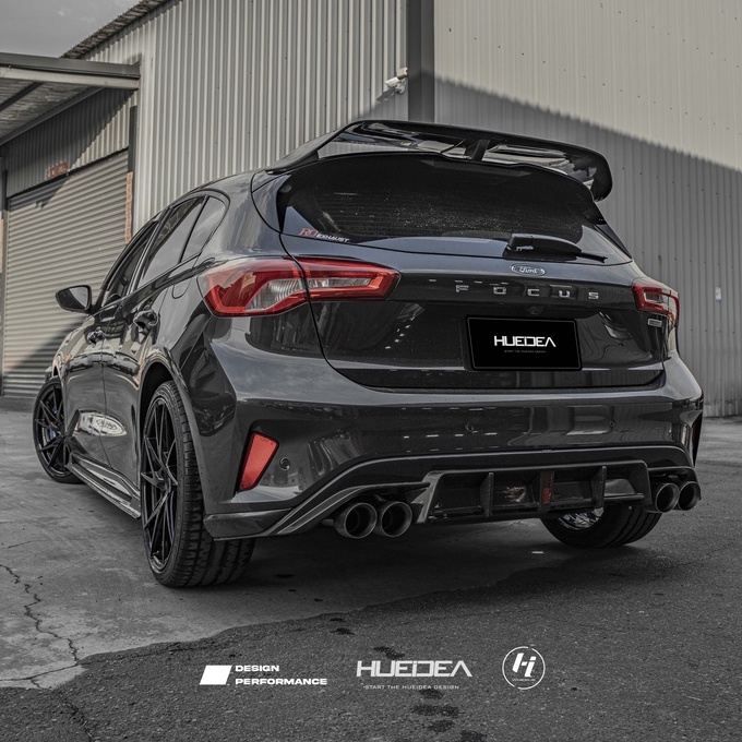 HUEIDEA DESIGN_FORD-FOCUS MK4 STLINE 外觀套件_車尾套件組合包/尾翼後下