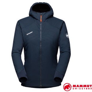 【MAMMUT 長毛象】女款輕量防風防潑水連帽保暖外套.夾克.風衣/特價81折》 海洋藍 02160
