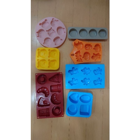 手工皂模具-萬聖節、可愛小熊、甜點、恐龍、拉拉熊龍貓、素面幾何、素面圓形