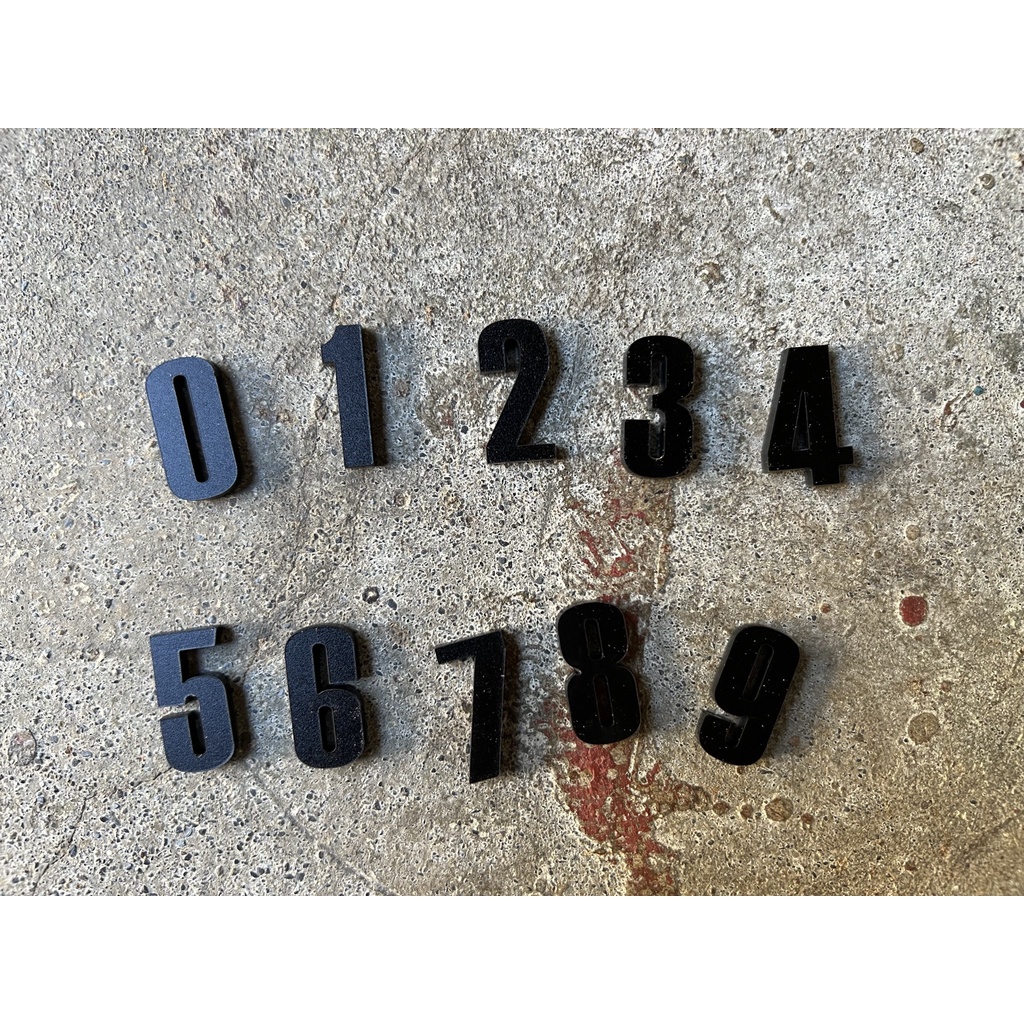 台灣製 壓克力數字 號碼 雷射切割 客製號碼牌桌號牌 叫號牌  點餐牌 門牌 信箱