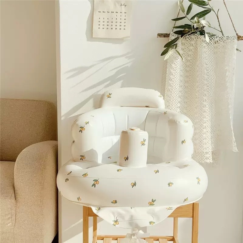 『二手 近新』嬰幼兒寶寶學習椅 攜帶方便 收納簡單 充氣防摔 小沙發 小座椅
