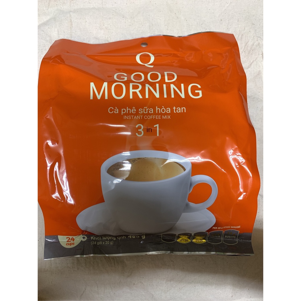 現貨🔥越南 早安咖啡 480G/24PCS QGOOD MORNING COFFEE 3IN1