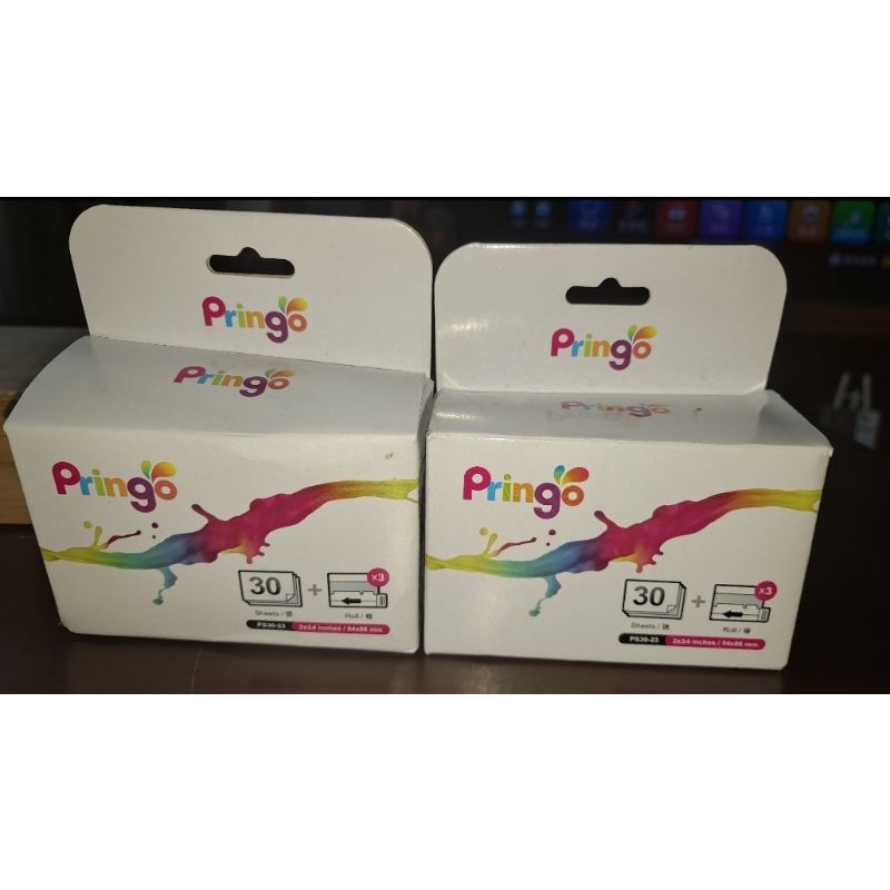 Pringo#PS30-23/相紙/30入/ 完整盒裝 /色帶/誠研 /相片紙