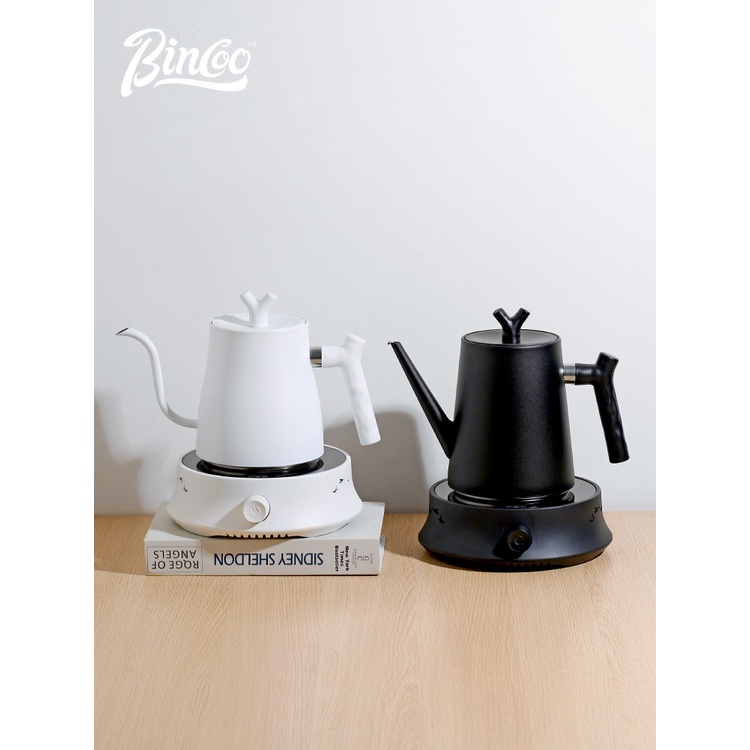 【品質現貨】Bincoo電陶爐長嘴電熱水壺手衝咖啡壺保溫不鏽鋼煮茶壺泡茶細嘴