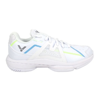 VICTOR 男女兒童專業羽球鞋(訓練 運動 羽毛球 勝利「P6500JR-A」 白藍螢光黃