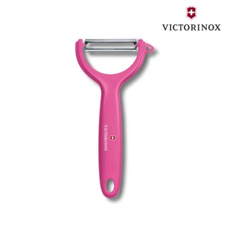 Victorinox 削皮刀7.6079.5 粉 / 瑞士維氏 水果刀 削皮器 刨刀 廚房用品 露營