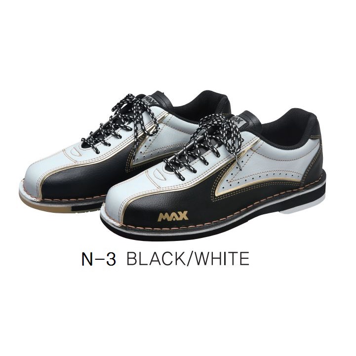 Max Rise N-3 Black/White Bowling shoes 黑白色保齡球鞋 | 蝦皮購物