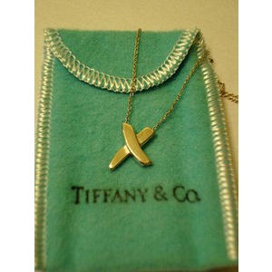 ☆ CLASSY ☆ 專櫃正品 Tiffany &amp; Co. Picasso 畢卡索 純愛X型系列項鍊