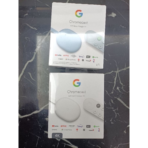 全新Chromecast with Google TV 藍色 白色