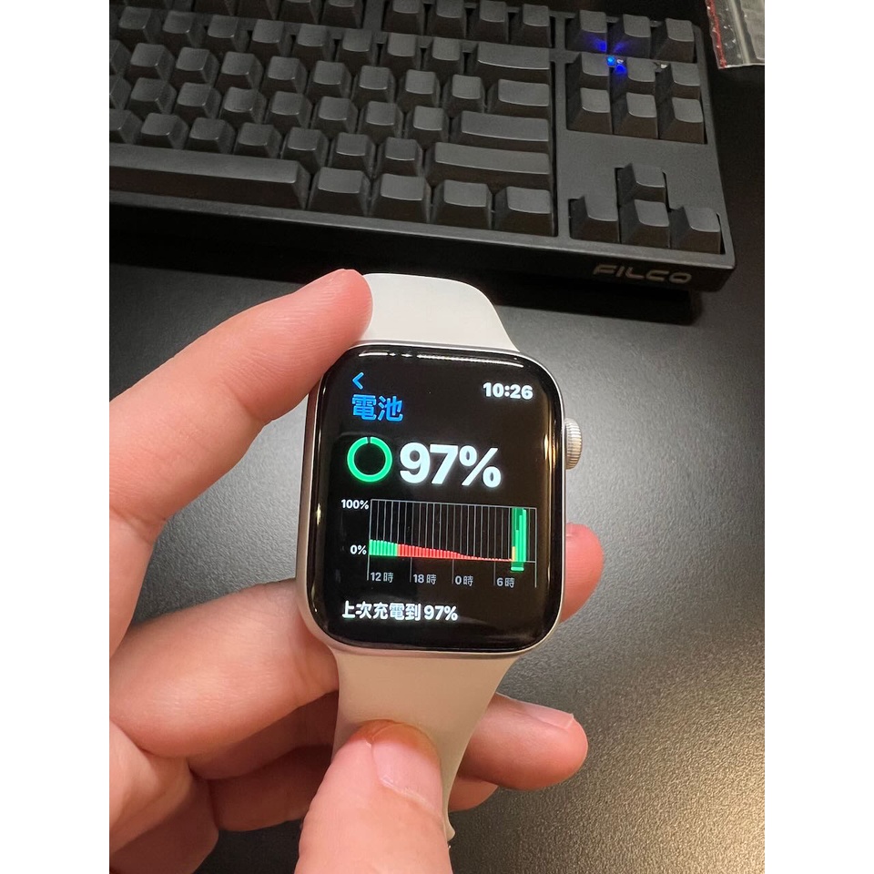 Apple Watch Series 6 GPS 44mm 女用，新錶帶