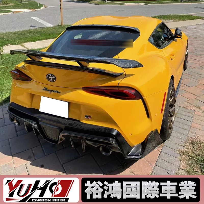 【全台可安裝】適用於豐田 Supra A90 碳纖维Aimgain頂翼 定風翼 壓翼 卡夢空力套件