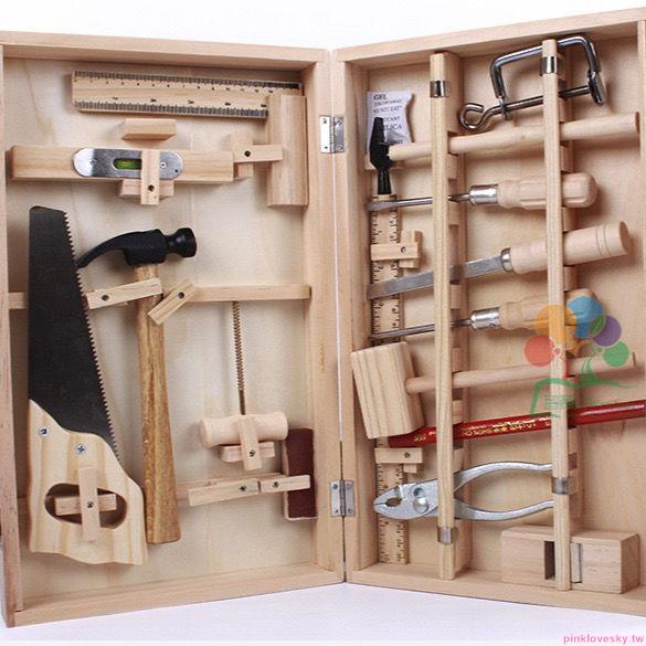 🌟優品*下殺🌟兒童親子益智拼裝職能體驗木工維修箱拆裝組裝玩具擰螺絲工具箱