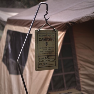 CAMP SIGN Military 露營門牌 軍事風格 基地 標誌 仿舊 老派 馬口鐵 非木板 黑板 白板 風格露營