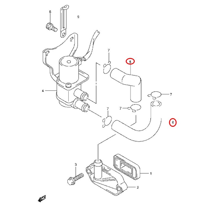 全新正廠 AN250 SKYWAVE250 原廠 廢氣管組 廢氣回收管組 CJ43A