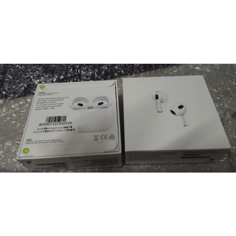 蘋果耳機 AirPods 3代 附MagSafe充電盒白色