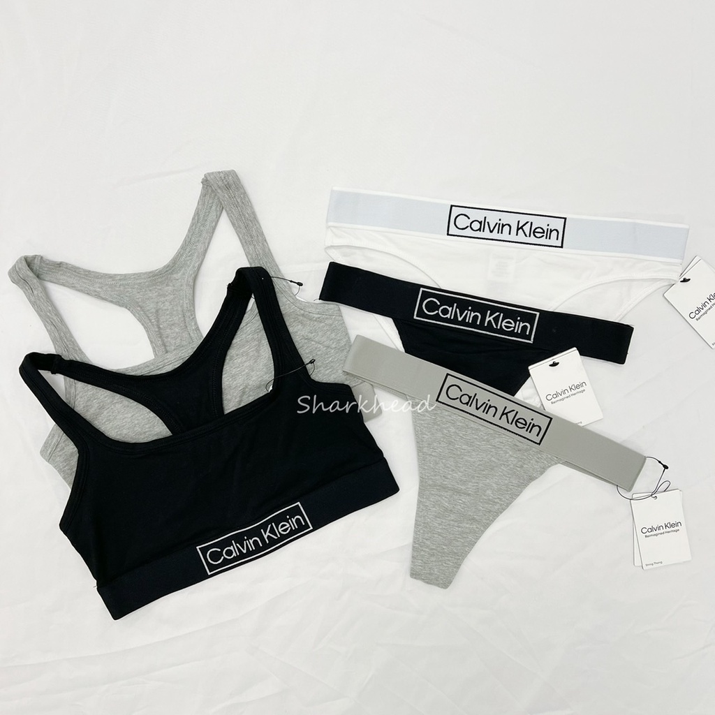 【Sharkhead】現貨 Calvin Klein Heritage 內衣 三角褲 內褲 運動內衣 方標 黑 灰 ck