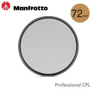 Manfrotto Professional CPL 偏光鏡 72mm 防靜電 抗刮 相機專家 正成公司貨