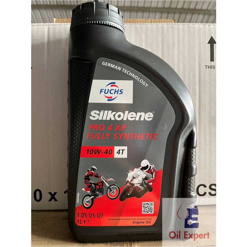 《 油品家 》FUCHS SILKOLENE  4T XP 10w40 全合成酯類機油(附發票)