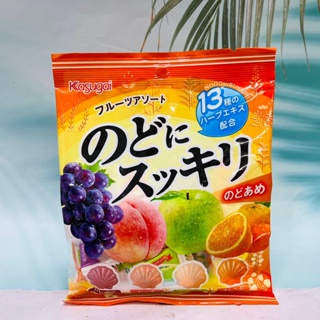日本 Kasugai春日井 貝殼造型 牛奶薄荷喉糖/綜合水果喉糖 兩款可選