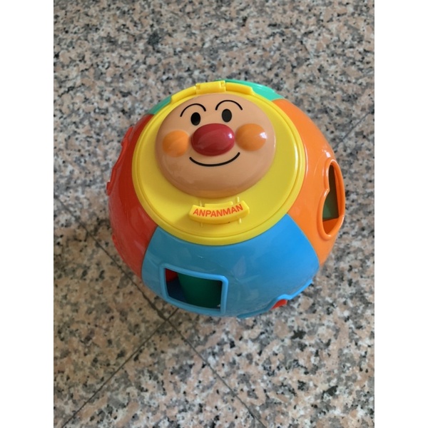 二手 麵包超人 Anpanman 益智玩具 形狀對應配對認知積木 球形玩具