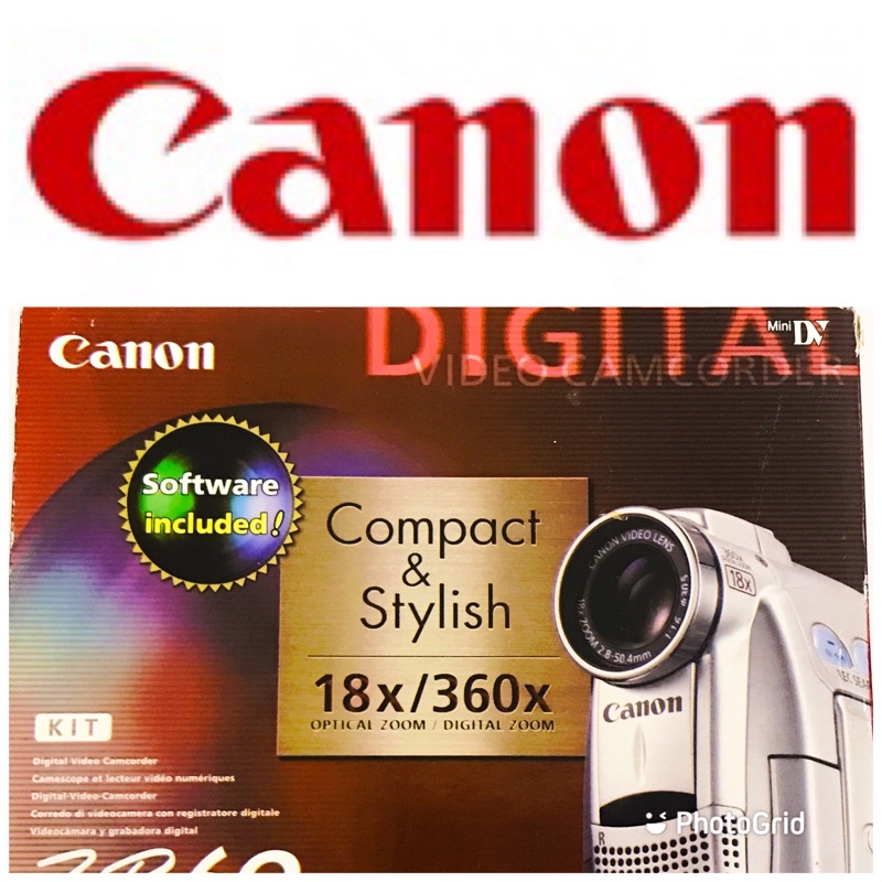 美國購回 新 CANON 佳能 ZR60 攝影機 Mini DV 錄影機 攝相機 傻瓜相機 影機 數碼視頻 夜景 麥克風