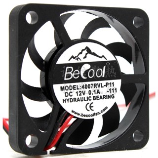散熱風扇BECOOL 4007RVL-P11 12V 0.10A 4CM 超薄無刷小散熱風扇