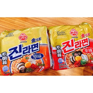 安家食品 桃園 八德 大竹 市價149元 韓國 不倒翁 金拉麵 原味/辛辣 一袋5入