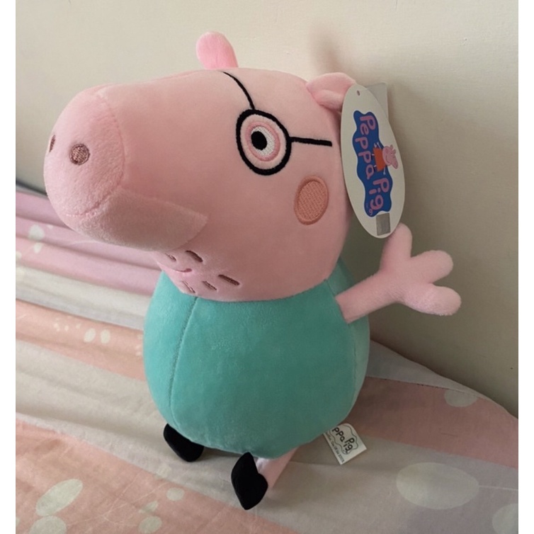 降價⭕️10吋 佩佩豬 玩偶  粉紅豬娃娃 喬治豬 豬爸爸 Peppa pig 珮珮豬 佩佩豬