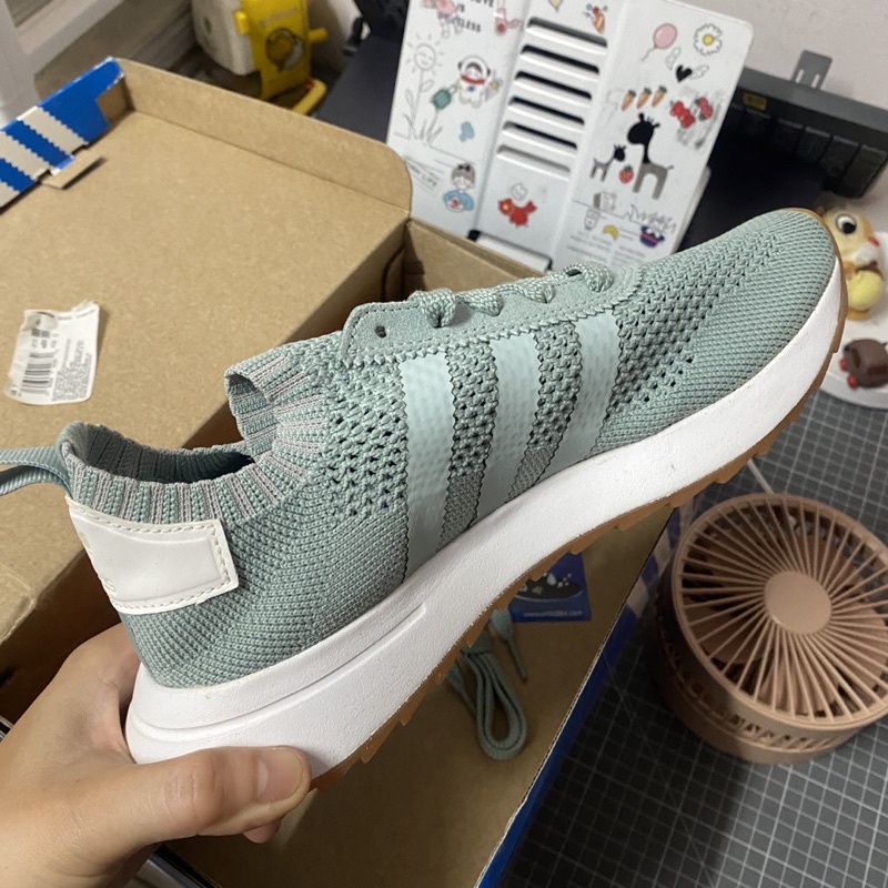 【清鞋櫃啦！】Adidas FLB RUNNER 綠色（襪套）