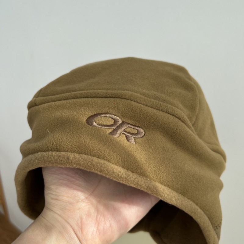OR outdoor research Windwarrior Fleece Hat 登山 保暖帽 護耳帽 棕色