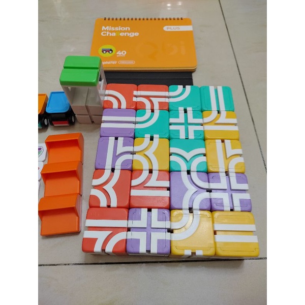 二手 Qbi 益智軌道磁吸玩具 幼幼同樂組 2-4歲玩具 益智迴力